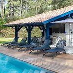 De Luxe Avec Piscine Chauffee, Jacuzzi, Sauna Au Coeur De La Foret Des Landes - Fr-1-791-24 *