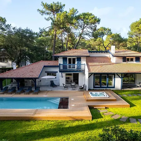 Villa De Luxe Avec Piscine Chauffee, Jacuzzi, Sauna Au Coeur De La Foret Des Landes Soorts-Hossegor