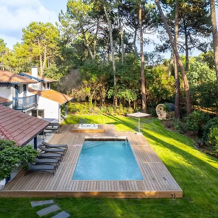 Villa De Luxe Avec Piscine Chauffee, Jacuzzi, Sauna Au Coeur De La Foret Des Landes - Fr-1-791-24 Soorts-Hossegor